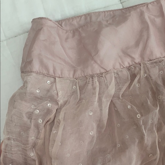 Topshop tulle sparkly SILK skirt - Picture 2 of 12